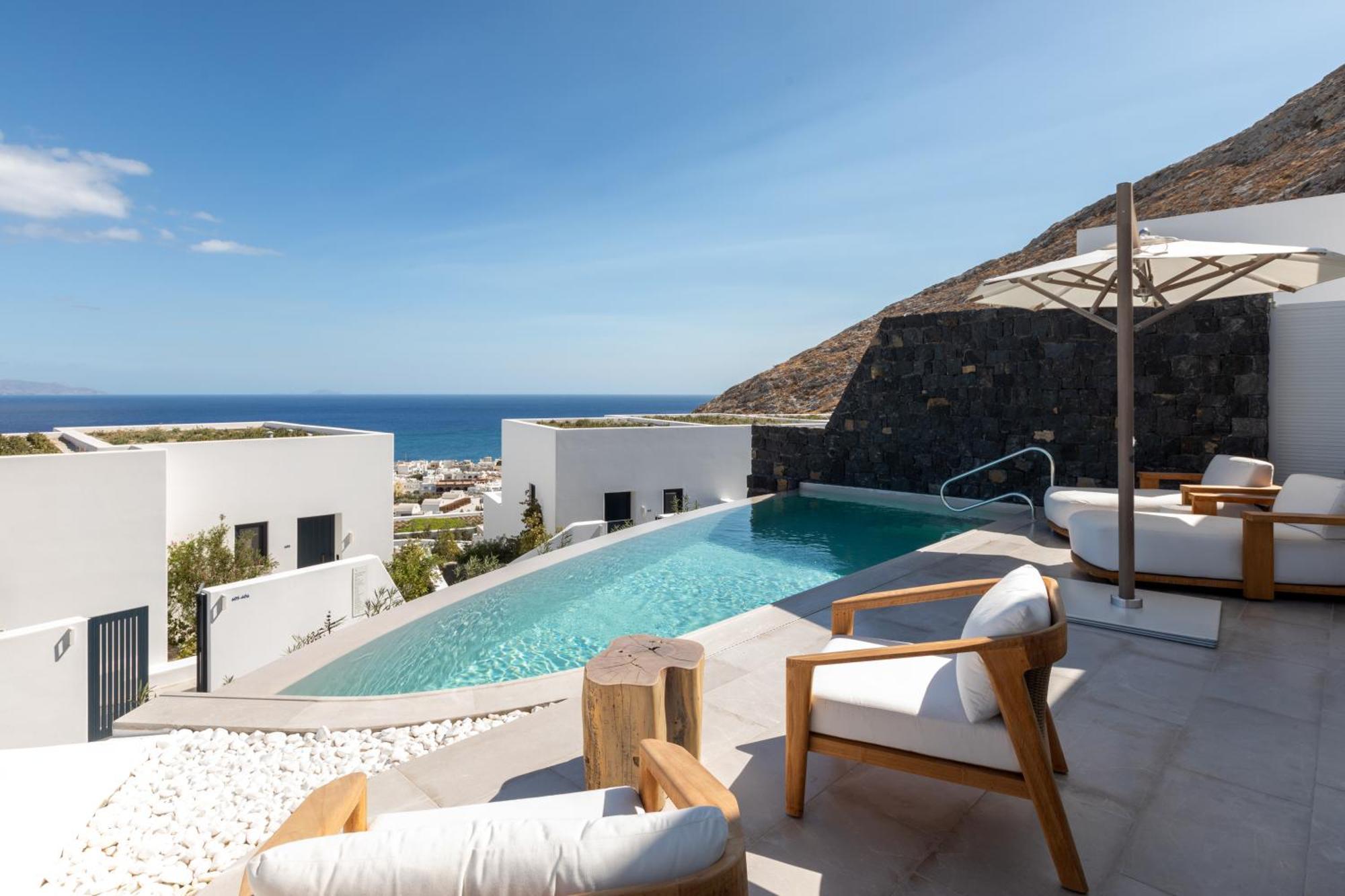 Sandblu Resort Kamári Rum bild